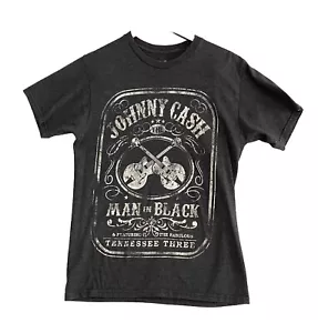 Camiseta Johnny Cash Hombre Negro Talla M Negra Manga Corta Concierto Camiseta Rockabilly - Imagen 1 de 6