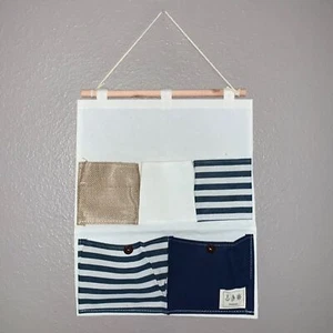 Nautical Baby Room 5 Pocket Organizer Decor - Picture 1 of 11