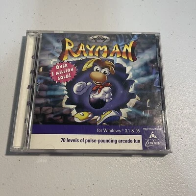 Rayman PC Game For Windows 3.1 & 95 Early Edition 1998 CD-ROM Complete! Tested! - Image 1 of 4