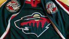 Minnesota Wild Jersey Green retro Ccm Large with gold accents