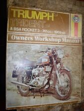 1969-1975 TRIUMPH TRIDENT BSA ROCKET HAYNES REPAIR SERVICE MANUAL MAINTENANCE