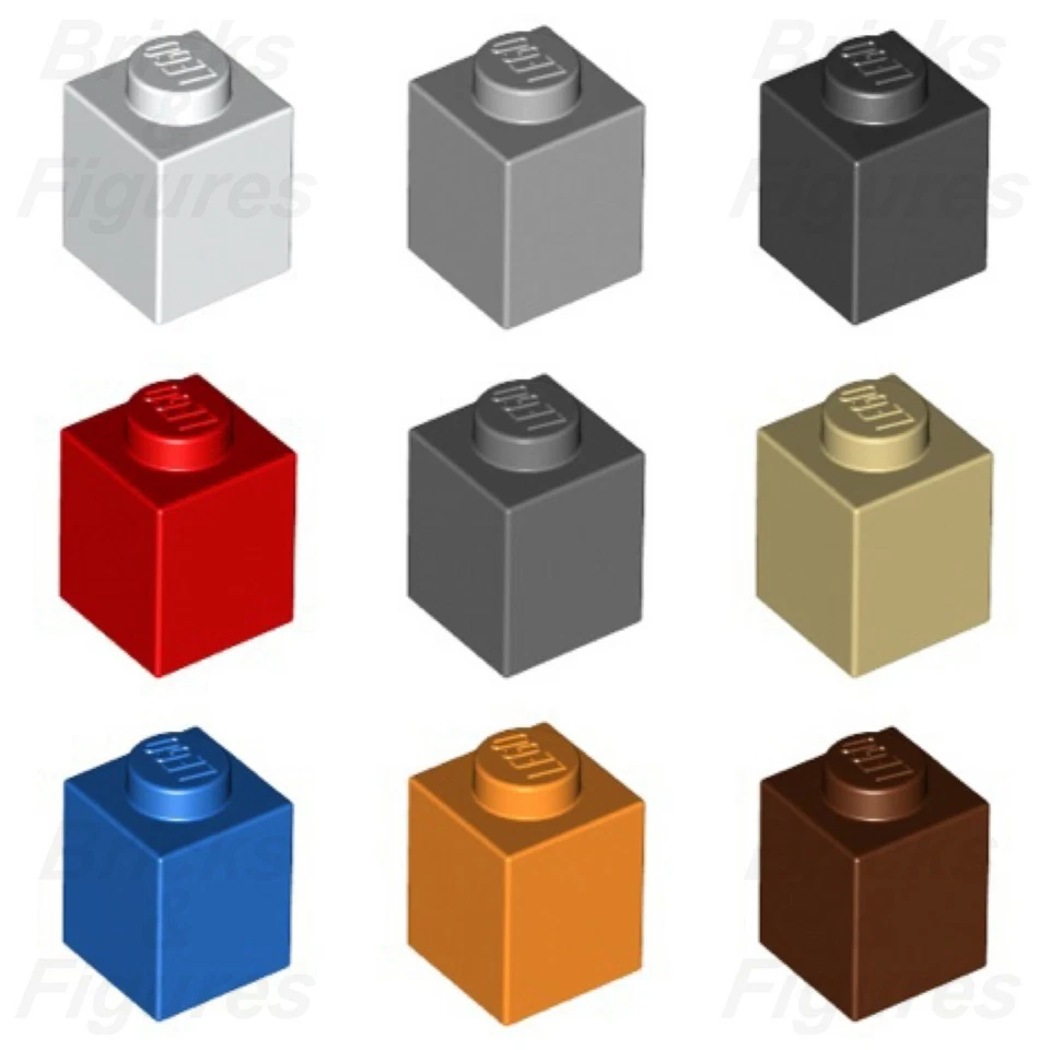 LEGO 1 x 1 Brick Parts Pick Colour & Amount 10, 20, 50 Genuine 3005 30071 35382 - Image 1 of 1