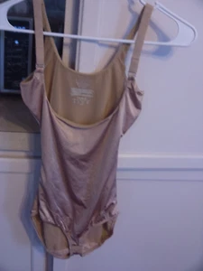 Assets by Spanx Red Hot Label Womens Sz S One Piece Shaper Solid Beige - Picture 1 of 4