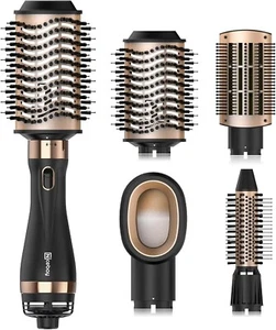 Women's Hot Air Brush Set for Straightening/Drying/Curling, Oval Brush - Picture 1 of 4
