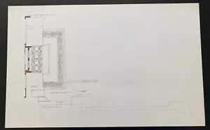 BUILDING PLANS AND DESIGNS OF FRANK LLOYD WRIGHT WASMUTH Plate 3 WINSLOW HOUSE - Picture 1 of 6
