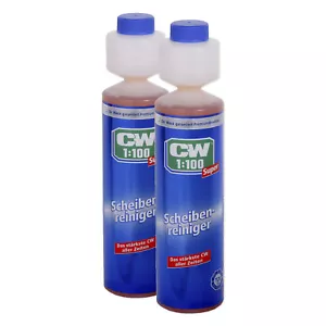 2x Dr.Wack CW1:100 SUPER Scheibenreiniger 250ML Konzentrat Anti-Kalk -Formel - Bild 1 von 4