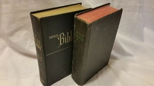 Set of 2 "Holy Bible" - King James Version 1966; American Bible Society 1958 - Picture 1 of 10