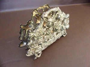 International Silver Company Vintage Floral Napkin Holder - Picture 1 of 6