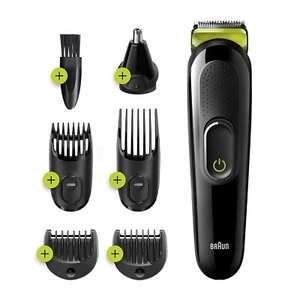 Bartschneider Braun 6-in-1 All-in-One Trimmer 3 MGK3221 Haarschneidemaschine für Herren - Bild 1 von 6
