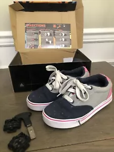 Heelys Launch CVO marineblau/grau/rosa Jugend Größe 3 OVP - Bild 1 von 9