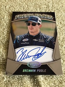 2018 Panini Certfied BRENNAN POOLE #48 DC Solar Fresh Faces Autograph #/199