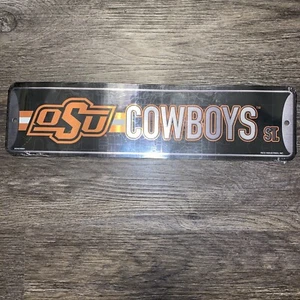Oklahoma State Cowboys Metal Street Sign 14.5”x 4” - Picture 1 of 2
