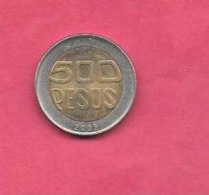 COLOMBIA KM286 2009 500 PESOS  UNC-UNCIRCULATED  BI-METAL COIN - Picture 1 of 1