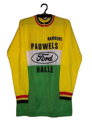 RARA CAMISETA DE CICLISMO FORD VINTAGE RANGERS PAUWELS HALLE TALLA L PARA HOMBRE Foto 1 de 4