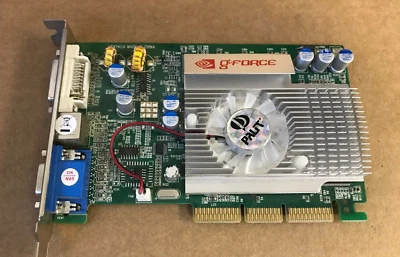 XpertVision  GeForce FX 5500 128MB D AGP 4X/8X Video Card XNA-55000+TD21-HT974CA - Image 1 of 2