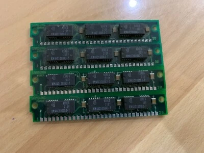 4x 1MB SAMSUNG KMM591000AN-7 SIMM 30pin - funktioniert, getestet - Bild 1 von 2