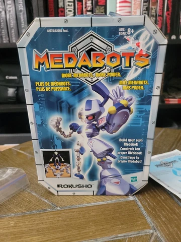 MEDABOTS Rokusho 1999 HASBRO 6" ACTION FIGURE MODEL KIT Complete With Box Cover
