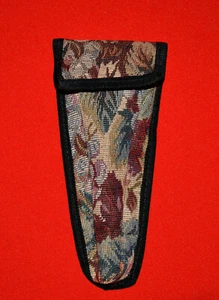 Floral Cloth Scissors Plier Tool Bag Pouch Sheath Storage Case Holder Craft Rare - Picture 1 of 6
