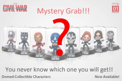 PACK CIEGO - Bolsa Misteriosa Capitán América: Civil War Mini Figuras Domez Juguetes Zag Foto 1 de 2