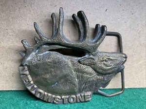 Vintage 1981 Spec Cast 5788 Yellowstone Belt Buckle - Picture 1 of 2