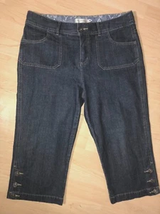 Christopher & Banks 6 Denim Capris Jeans Crop Pants Medium Wash Blue - Picture 1 of 8
