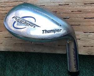 PureSpin THUMPER Wedge | RH | 35.5" | StepLess Steel Shaft | Karma Mid-Size Grip - Picture 1 of 7