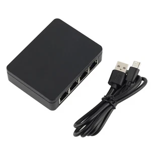 1 TO 4 Ways 1000Mbps RJ45 LAN Network Internet Ethernet Splitter Adapter - Picture 1 of 18