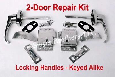 Left & Right Door Repair Kits - Tractors, Heavy Equipment, other off-road uses! - Image 1 of 4