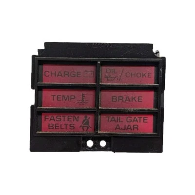 1977-1985 OEM GM Oldsmobile Delta 88 Instrument Gauge indicador de freno cubierta de lente Foto 1 de 4