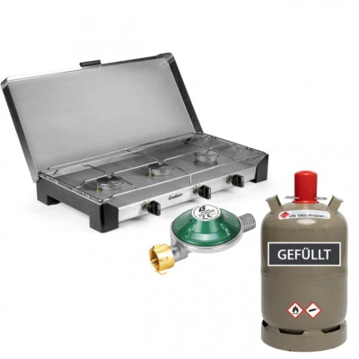 Enders - Campingkocher Brisbane 3 Z 50mbar  inkl. Schlauch, Druckminderer, 11kg  - Bild 1 von 4