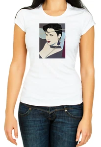 Patrick Nagel Poster Women's 3/4 Short Sleeve T-Shirt F409 - Picture 1 of 3