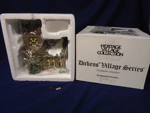 Department 56 Dickens Village SUDBURY CHURCH 58322 beleuchtet 1997 Spirit of Giving - Bild 1 von 12
