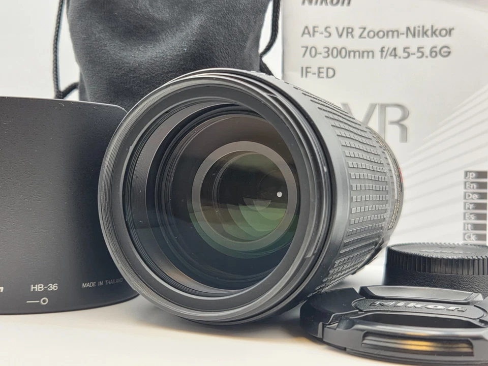 [ EXC.6 ] Nikon AF-S Nikkor 70-300mm f/4.5-5.6 G IF ED VR Zoom Lens From JAPAN - Image 1 of 4