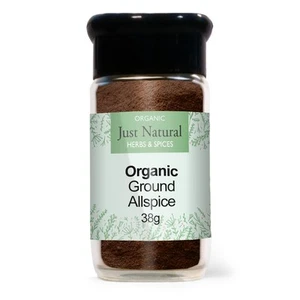 Just Natural Herbs Organic Ground Allspice (Glass Jar) 50g - Picture 1 of 1