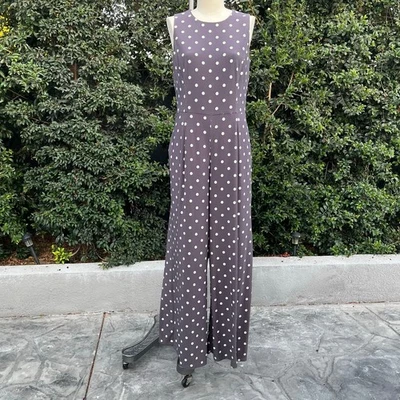 Mono Ralph Lauren a lunares de una pieza sin mangas para mujer 12 púrpura Foto 1 de 4