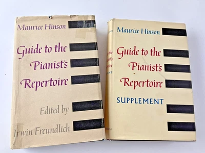 Guide to the Pianist's Repertoire Maurice Hinson Supplement Hardcover Piano Book - Image 1 of 4