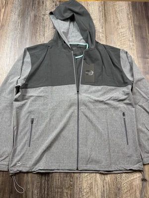 7 Diamonds Oxygenate Full Zip Windbreaker Pullover Lightweight Golf Size XL Gray - Image 1 of 4