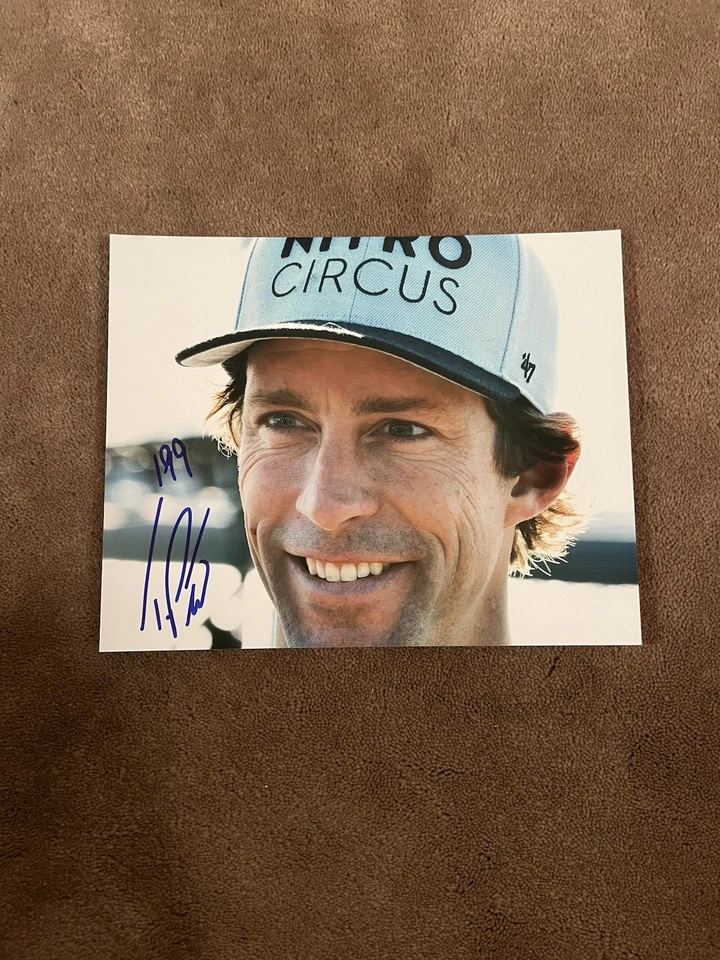Foto Autografiada Travis Pastrana Motorcross X Games Motorsports Nitro 8x10 Foto 1 de 1