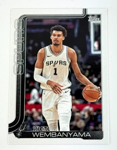 2025-26 Topps Flagship #195 Victor Wembanyama San Antonio Spurs - Imagen 1 de 2