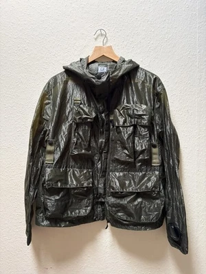 CP Company Kan-D Mille Miglia 500 Goggle Jacket green - Image 1 of 4