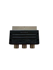 VMC 91 Scart Video and Audio Adapter - TV VCR DVD - 3 RCA Female to Scart Male - Picture 1 of 3