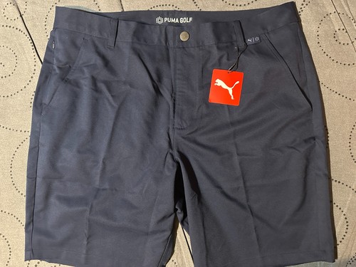 PUMA GOLF EL CAMINO CELL PANTALONCINI BLU SCURO TAGLIA 38 UOMO NUOVI CON ETICHETTE $65 00