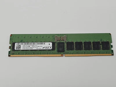 Micron 32GB PC5-38400 DDR5-4800MHz MTC20F1045S1RC48BA2 ECC REG 1Rx4 RDIMM Memory - Image 1 of 2
