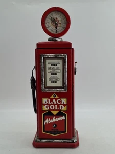 Kraftstoffpumpe Neuheit Uhr schwarz gold Alabama Retro rotes Gehäuse 5 x 21 Zoll - Bild 1 von 13