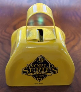Tampa Bay Rays 2008 Serie Mundial CowBell Amarillo MLB Como Nuevo - Imagen 1 de 1
