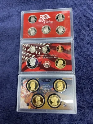 2008-S US Mint Silver Proof Set W/OGP and COA - 14 COINS - Image 1 of 3