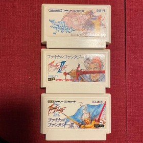Final Fantasy 1 & 2 & 3 Square Nintendo Famicom Japanese Games Version Retro 94