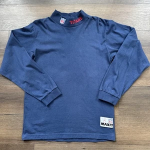 NFL Titans MaxIt Simulado Cuello Tortuga Para Hombre’s M Azul Marino De Colección - Imagen 1 de 7