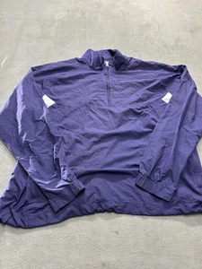 Nike Golf Pullover Mens XL Purple Half Zip Windbreaker Jacket Golf Outerwear - Picture 1 of 9