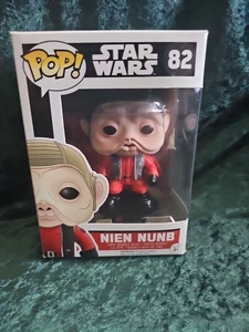 Funko Pop Nien Nunb 82 Star Wars The Force Awakens Vinyl Bobble-Head Figure - Picture 1 of 6